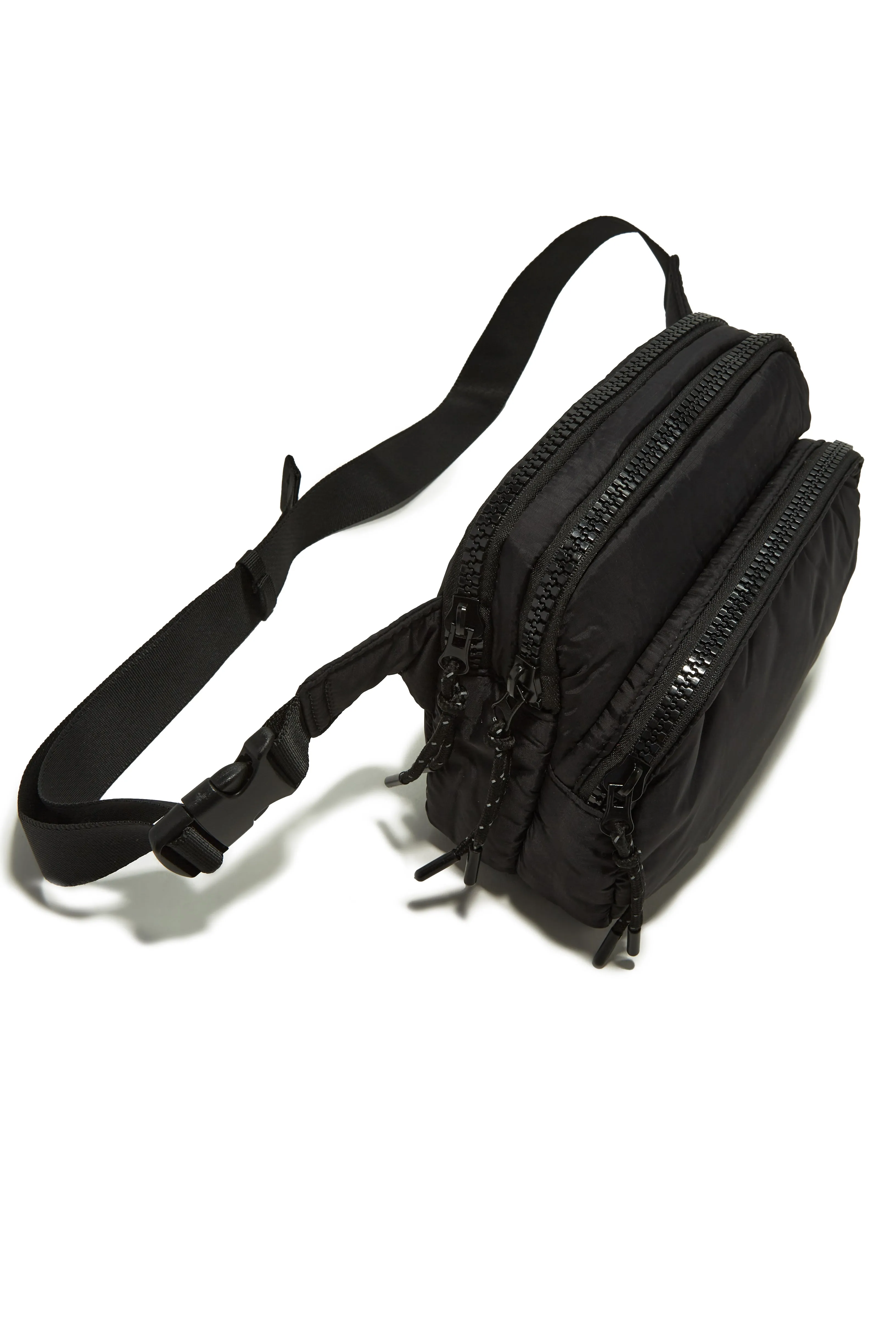 Daily Moves Nylon Fanny Pack - Black