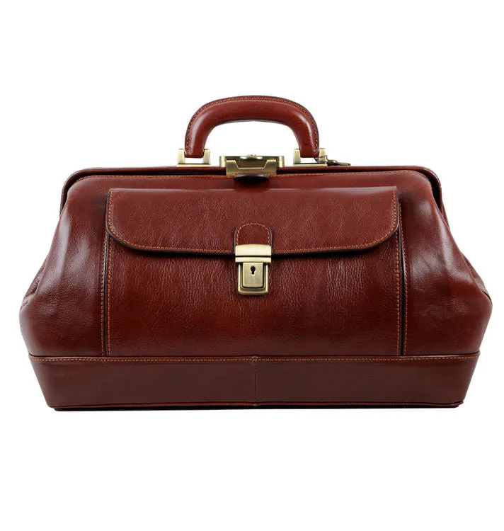 Delamore Brown Leather Doctor Bag