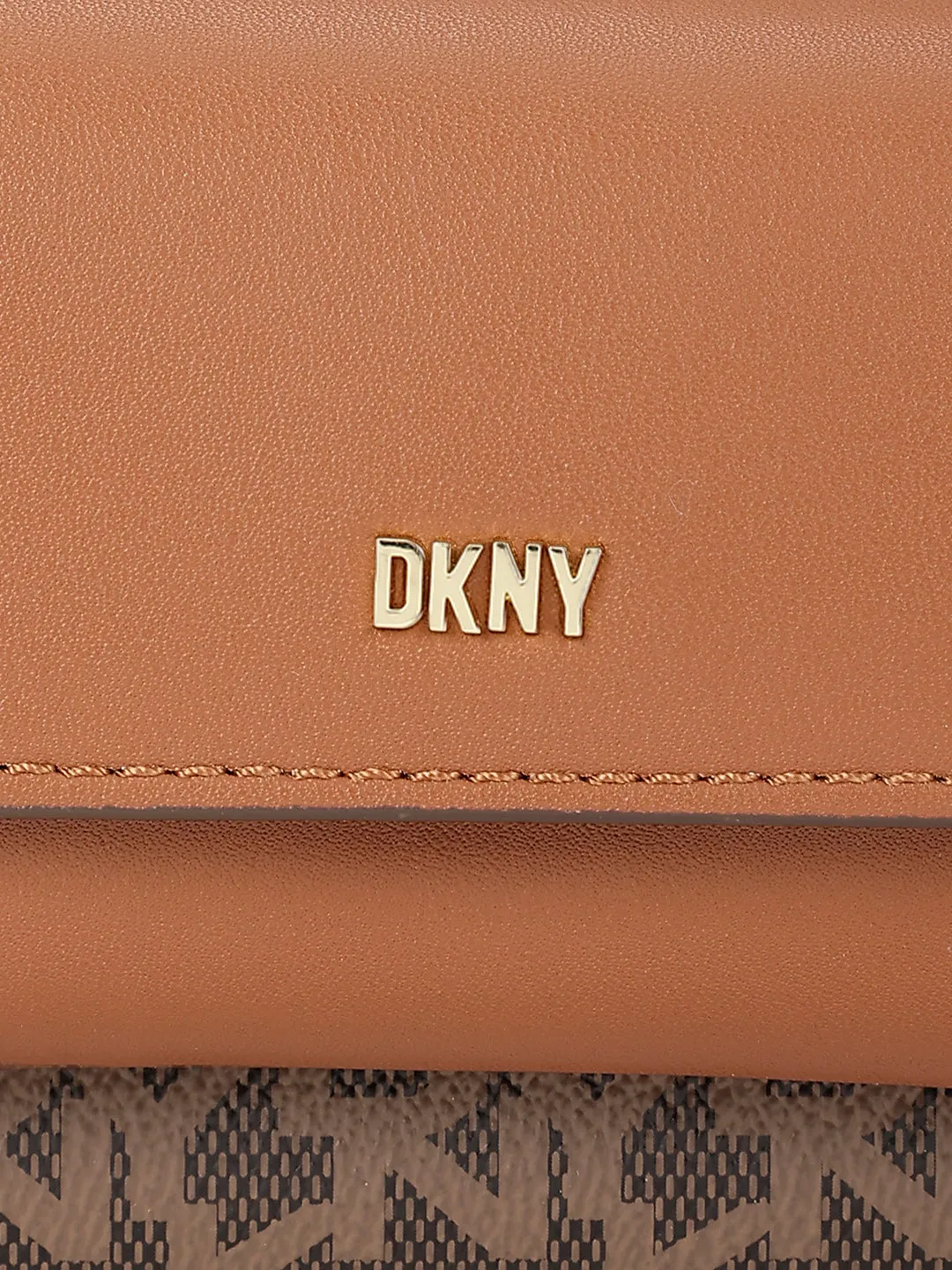 Dkny Women Brown Printed Sling Bag