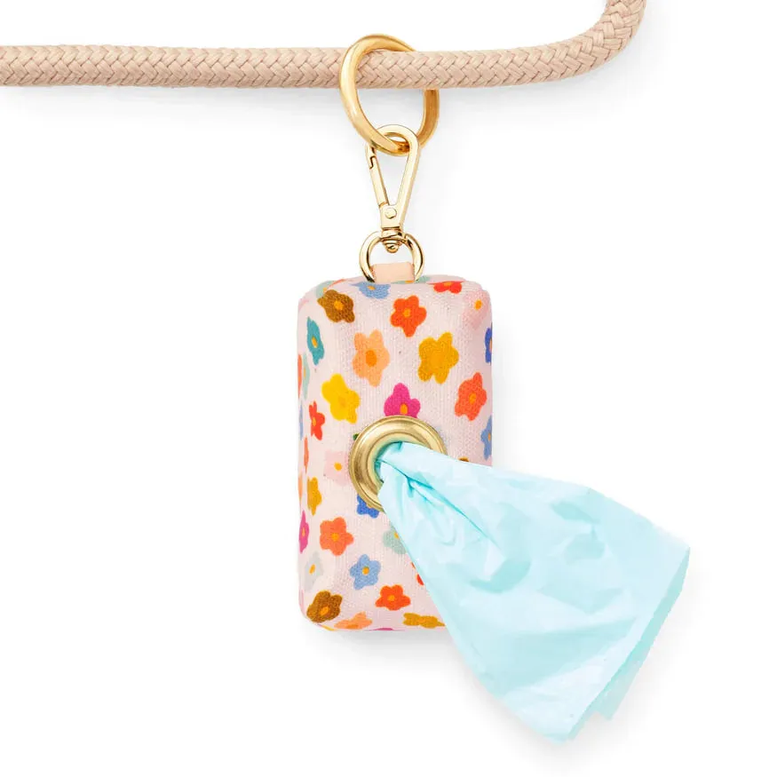 Dog Poop Bag dispenser: Rainbow Flower