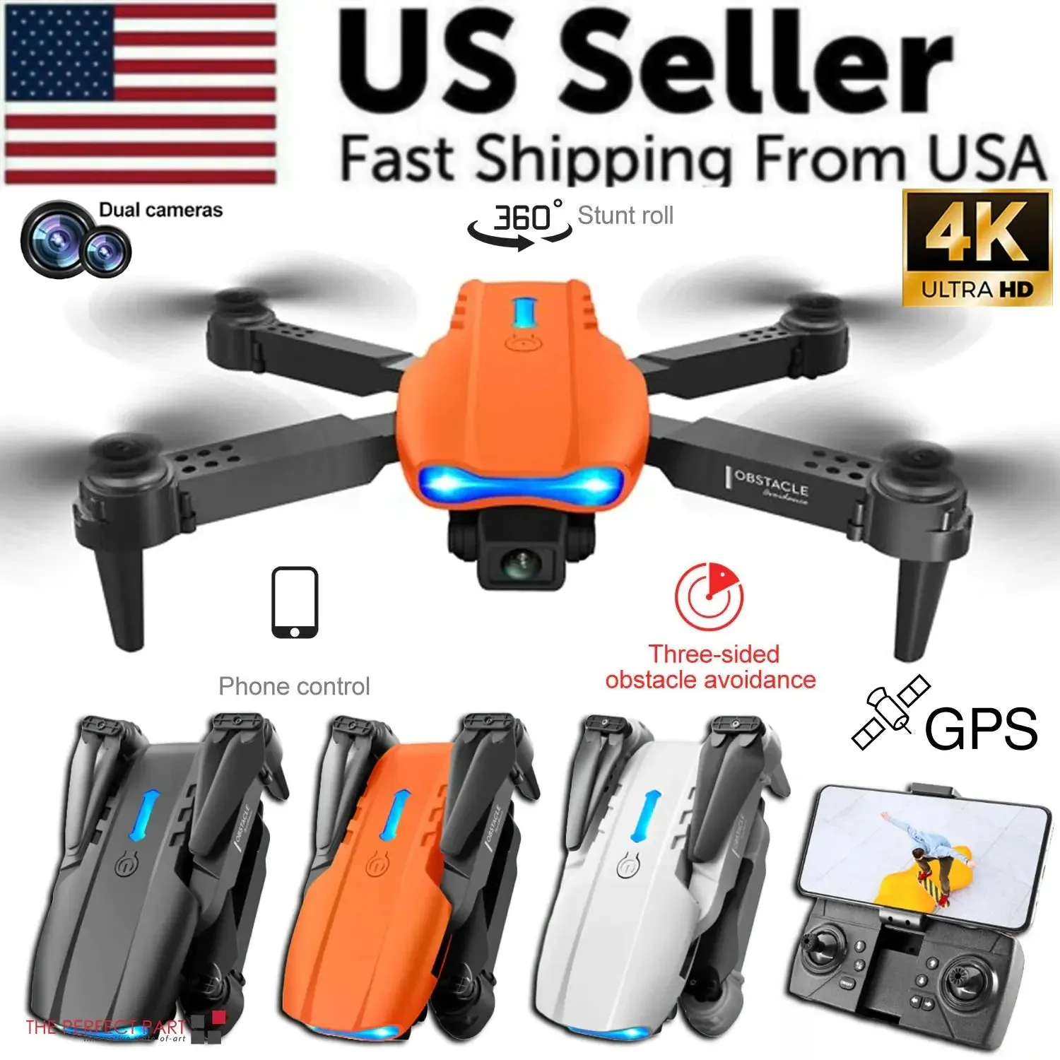 Drone X Pro with HD Dual Camera - Quadcopter 5G 4K GPS