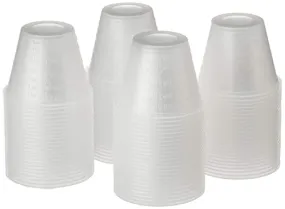 Dynarex 4258 Medicine Cup (Polyethylene), Clear