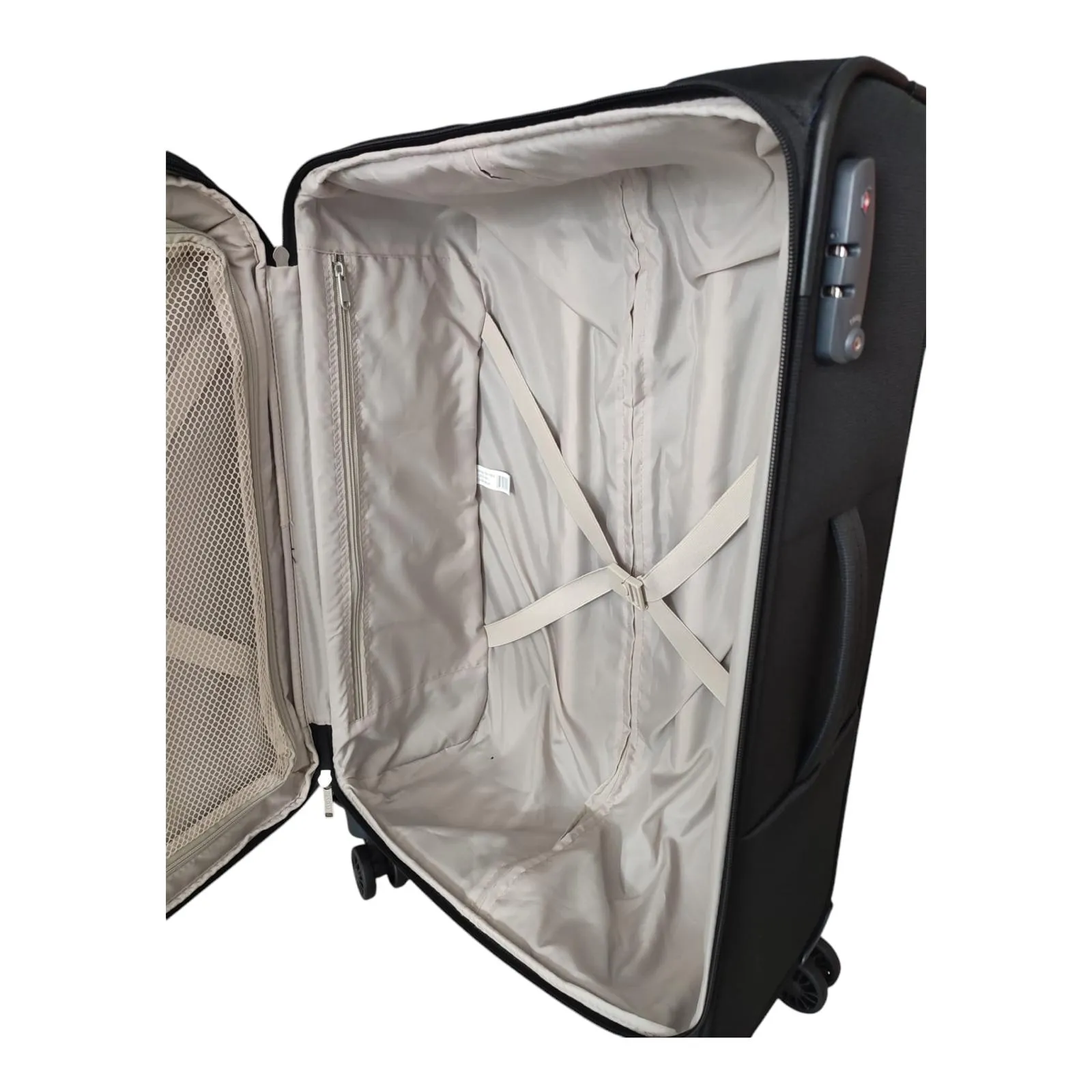 Eagle Lightweight Two-Tone Expandable Suitcase - 28 Inch Large