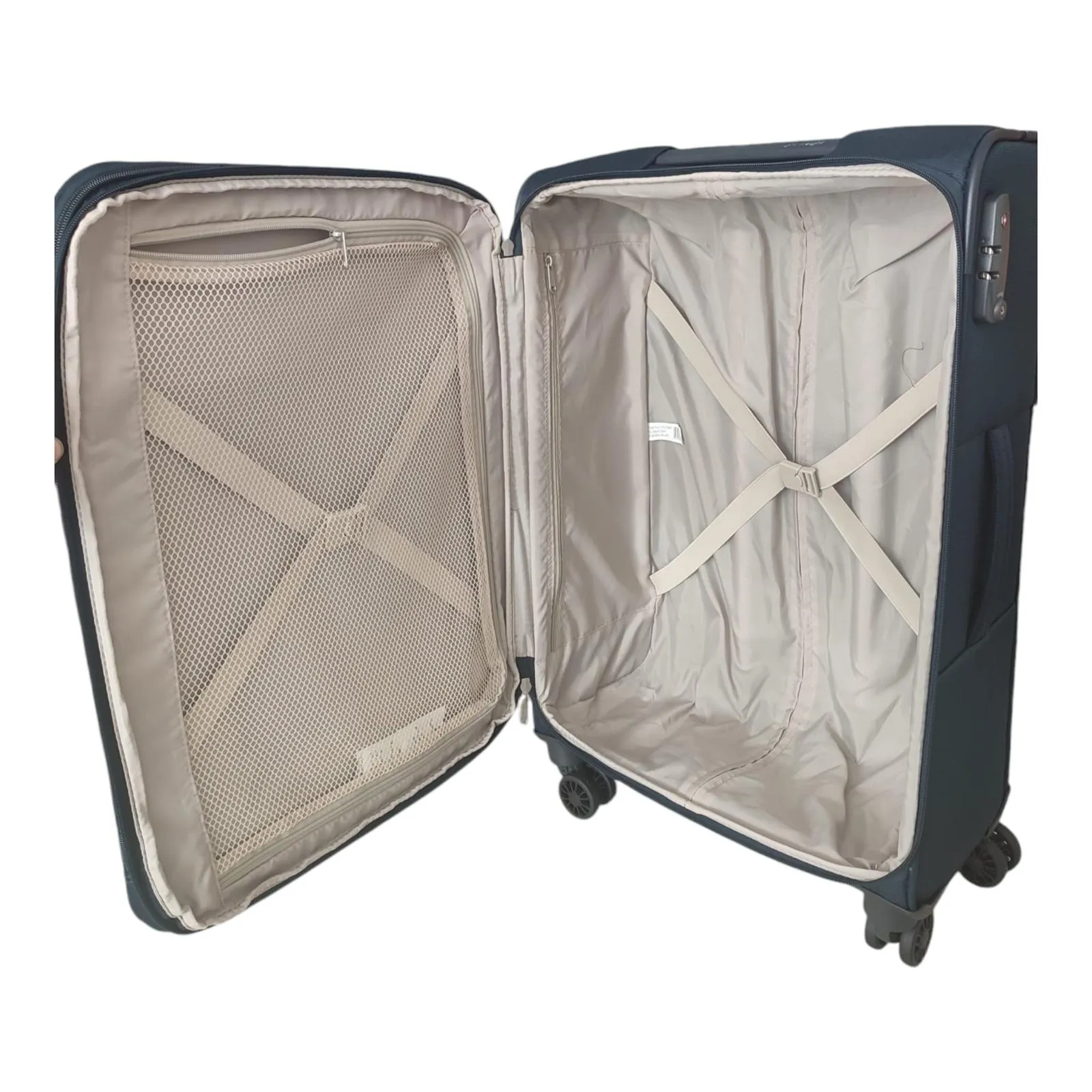 Eagle Lightweight Two-Tone Expandable Suitcase - 28 Inch Large