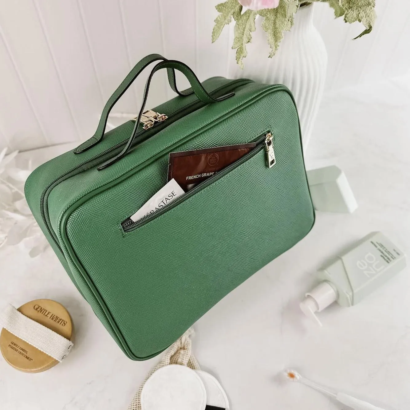 Emma Cosmetic Case | Green