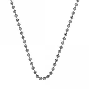 Emozioni 35" Sterling Silver Bead Chain CH018