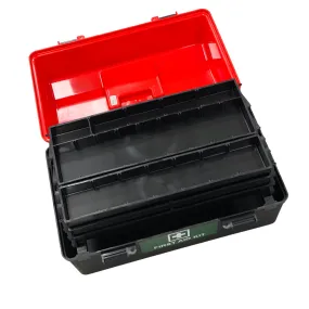 Empty First Aid Box Large - Red & Black 6 Tray (1)