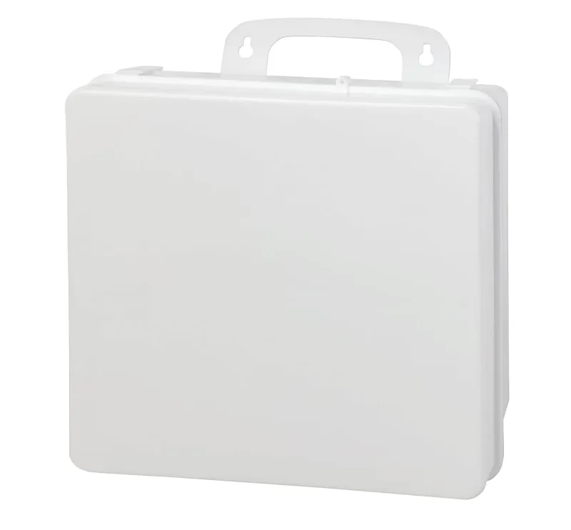 Empty Plastic First Aid Case  - 9.5" x 9.5" x 3"