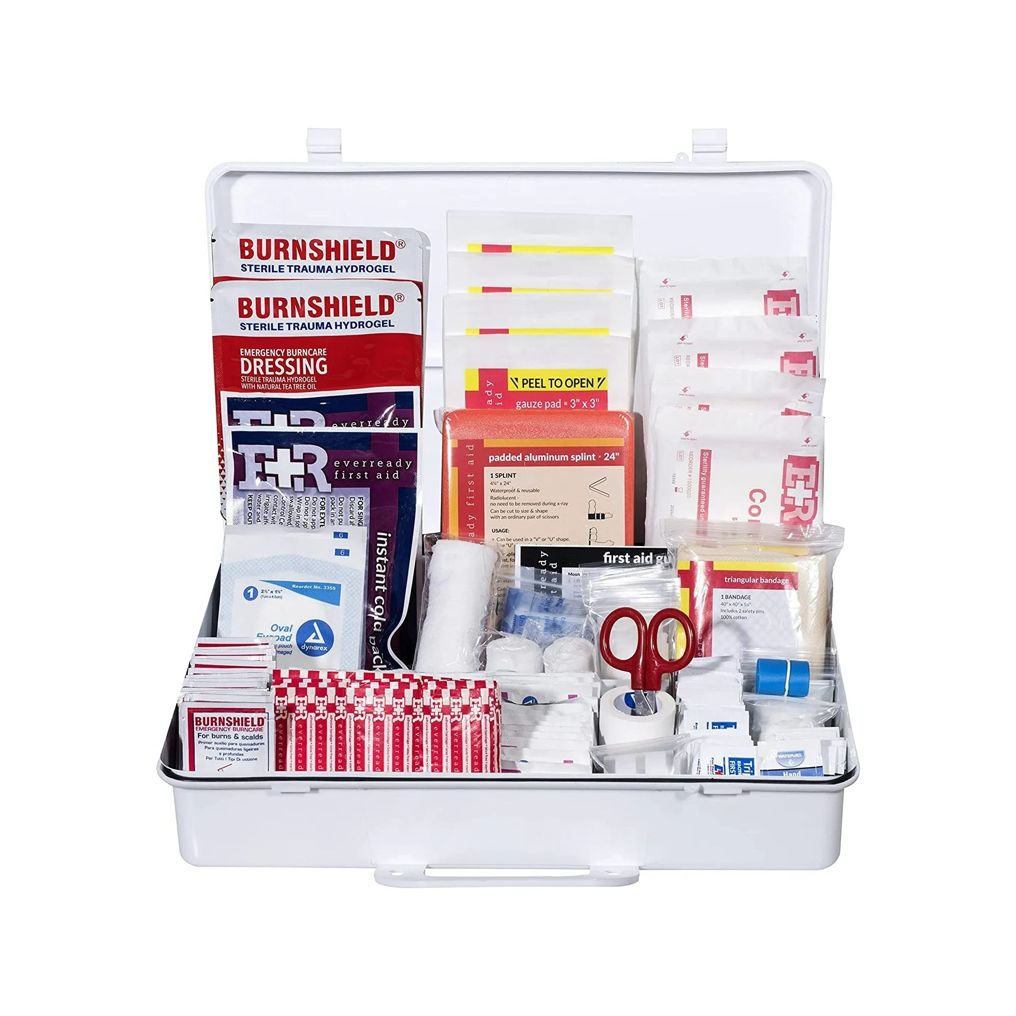 Ever Ready First Aid Basic Ansi First Aid Kit, Class B, Plastic case 40 Person