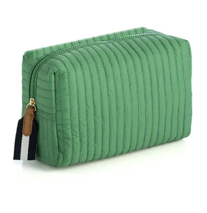 Ezra Cosmetic Pouch Green