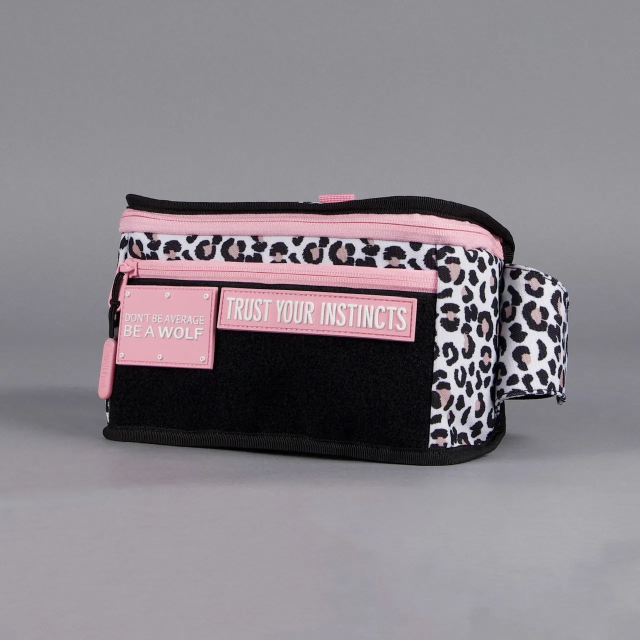 Fanny Pack Leopard Pink Zip