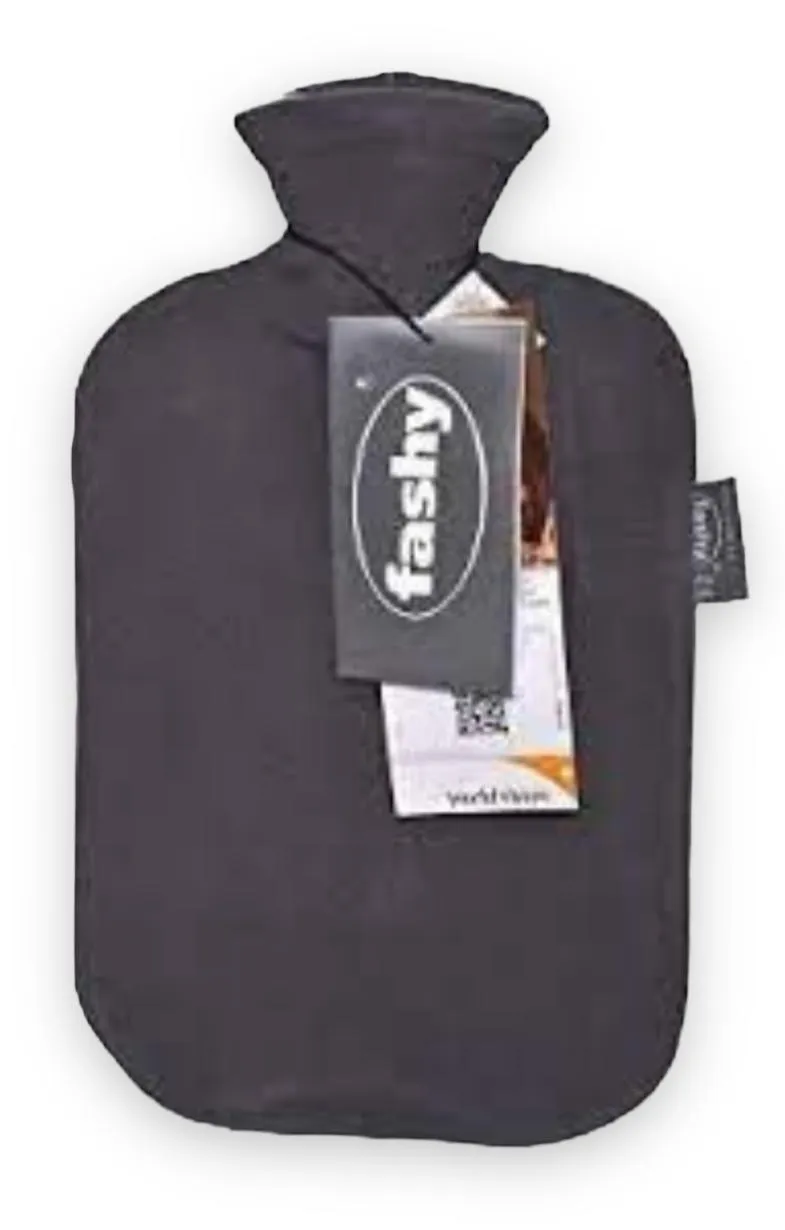 Fashy Hot Water Bag With Fleece Cover Gray Hot Water Bag 1 PC