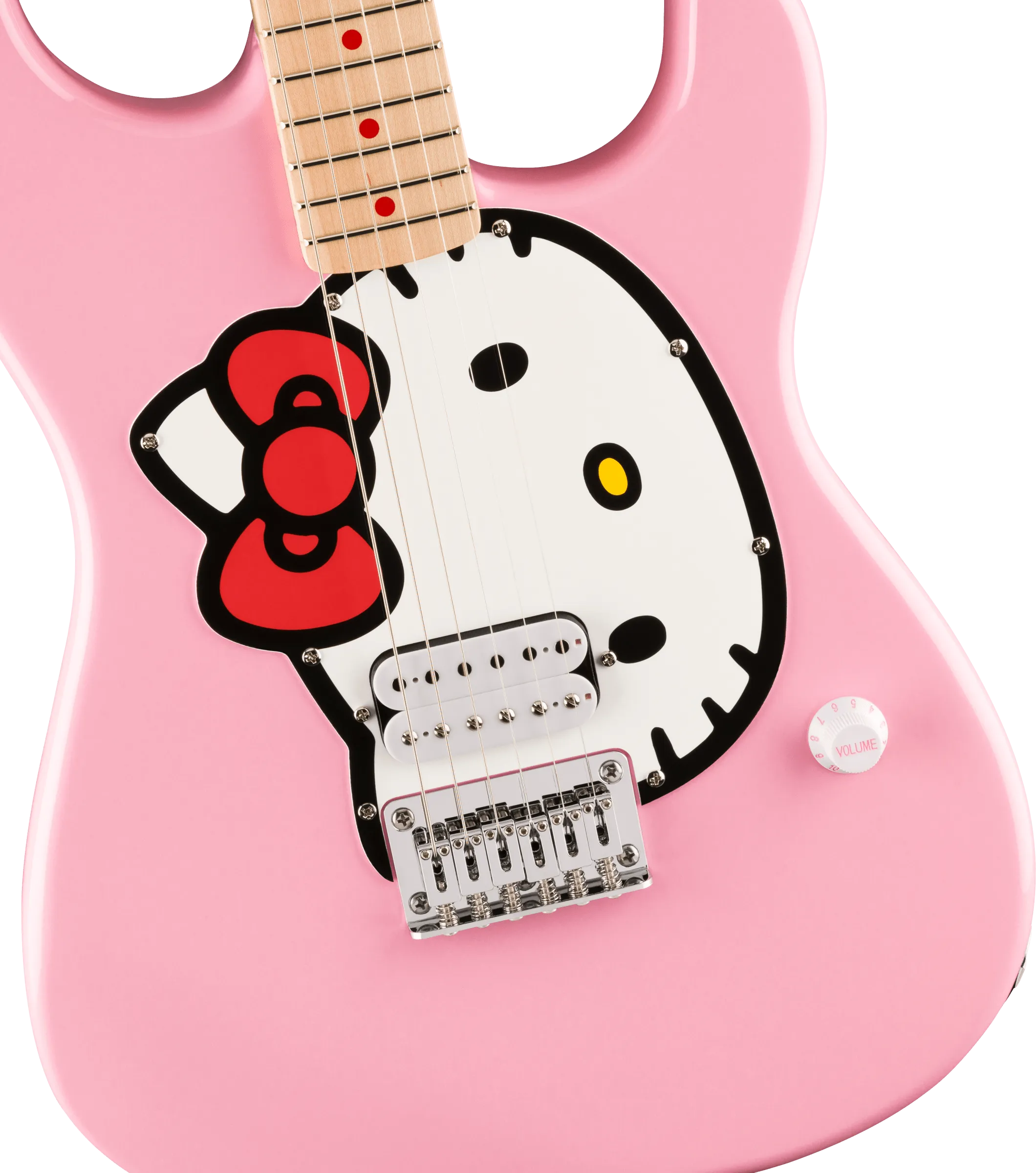 Fender Squier Limited Edition Hello Kitty Pink Stratocaster with Gig Bag