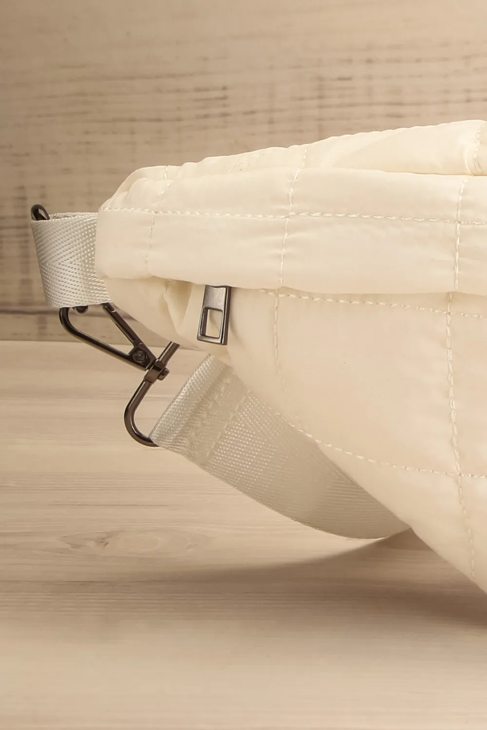 Filippa Ivory | Quilted Fanny Pack