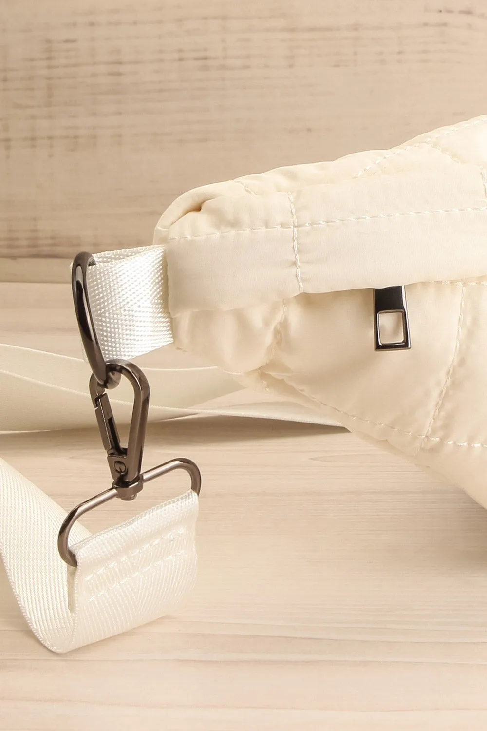 Filippa Ivory | Quilted Fanny Pack