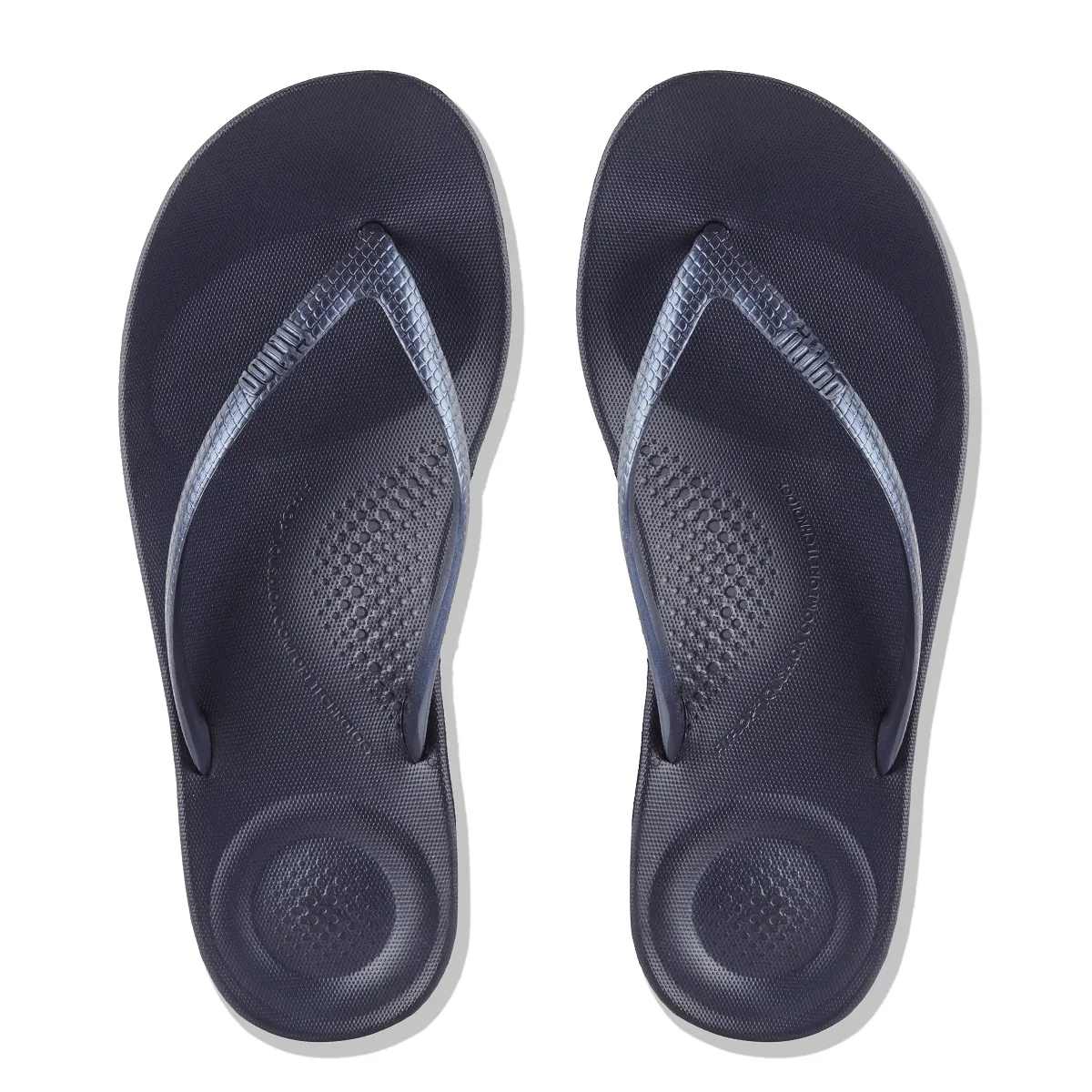 FitFlop Iqushion Flip Flops In Navy