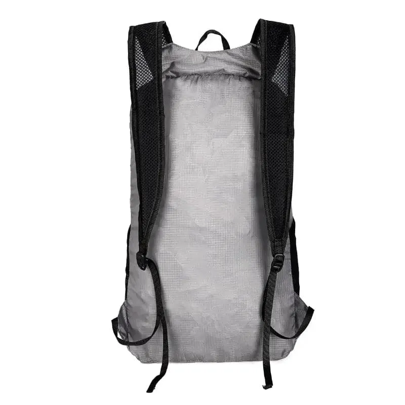 Folding Ultralight Backpack - Lightweight Backpack with Rain Cover and External Frame