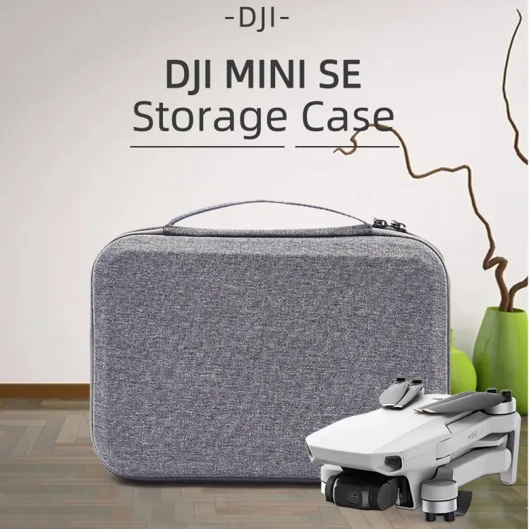 For DJI Mini SE Shockproof Carrying Hard Case Storage Bag, Size: 21.5 x 29.5 x 10cm(Grey   Black Liner)