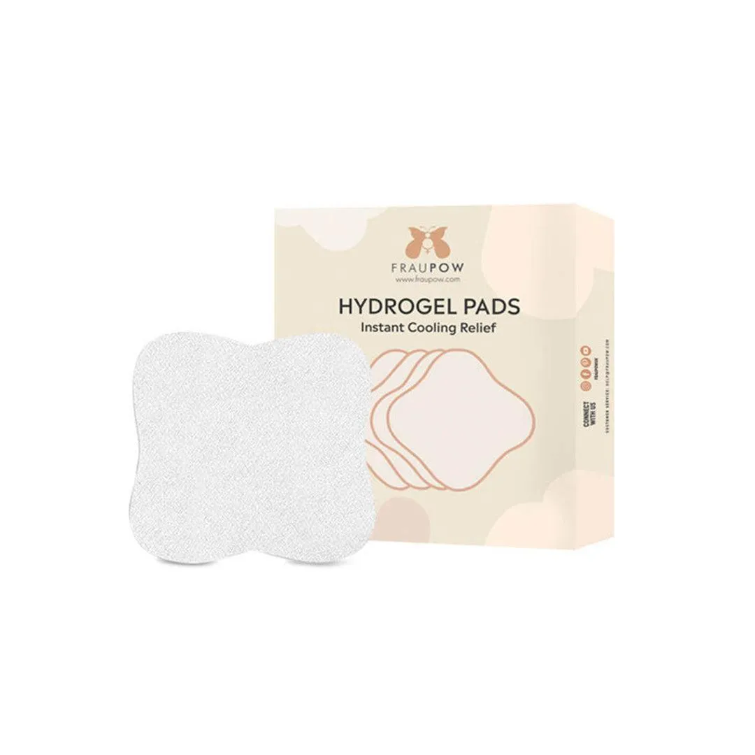 Fraupow Hydrogel Breast Pads - 10 Pack - White