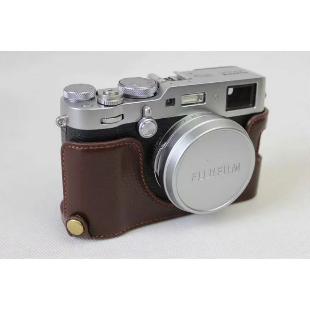 Fuji X100 / X100F / X100S genuine leather case - Coffee