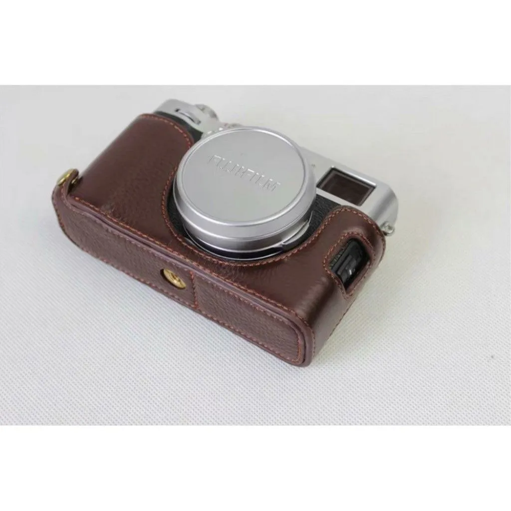 Fuji X100 / X100F / X100S genuine leather case - Coffee