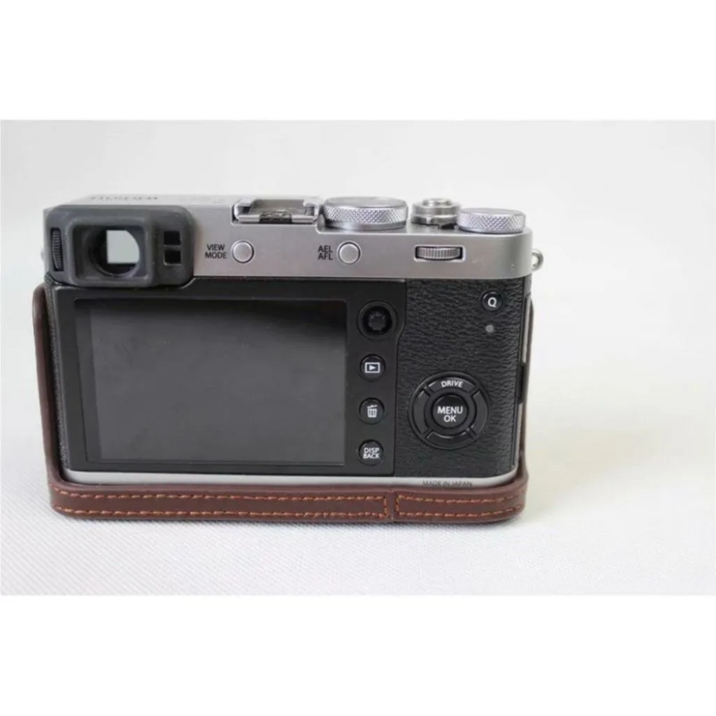 Fuji X100 / X100F / X100S genuine leather case - Coffee