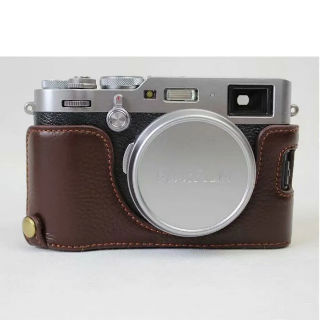 Fuji X100 / X100F / X100S genuine leather case - Coffee