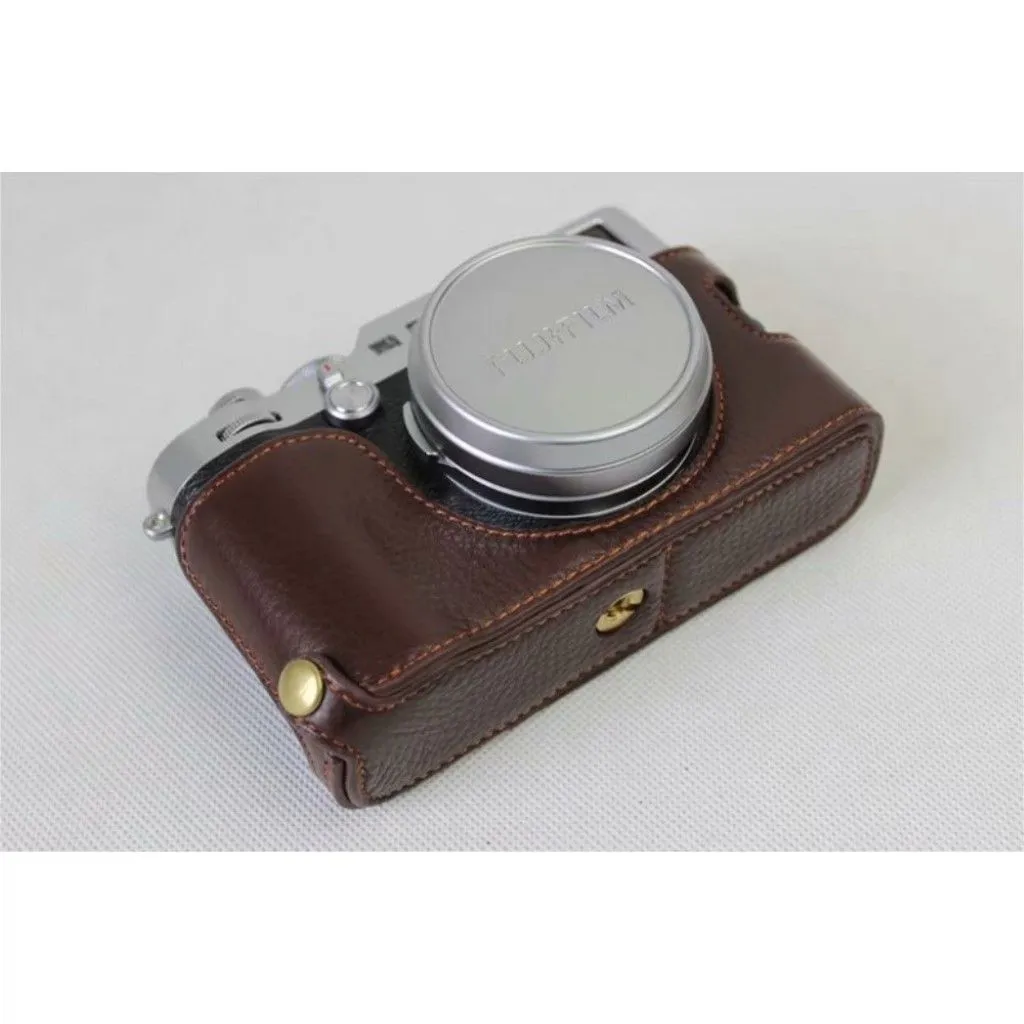 Fuji X100 / X100F / X100S genuine leather case - Coffee