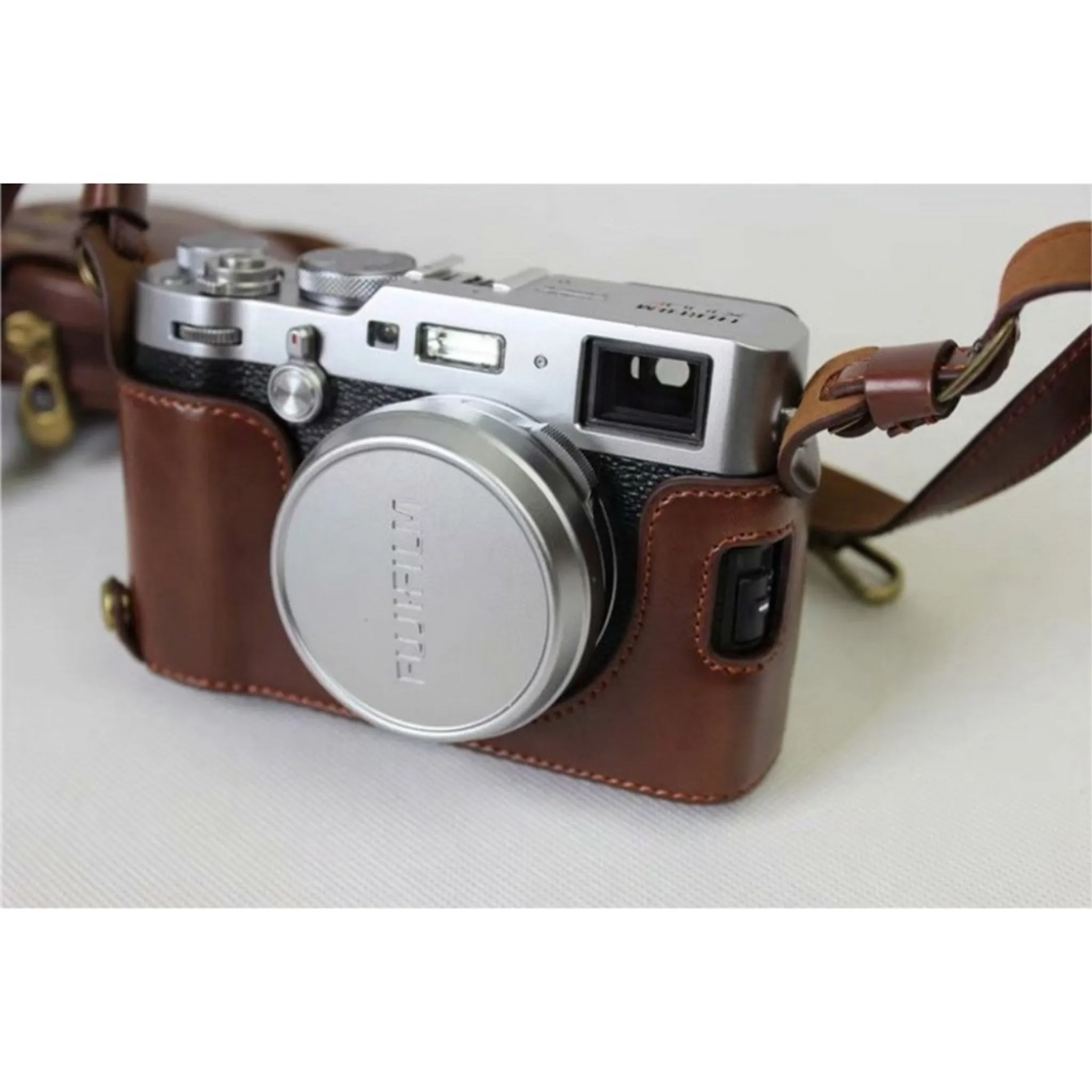 Fuji X100 / X100F / X100S leather case - Coffee