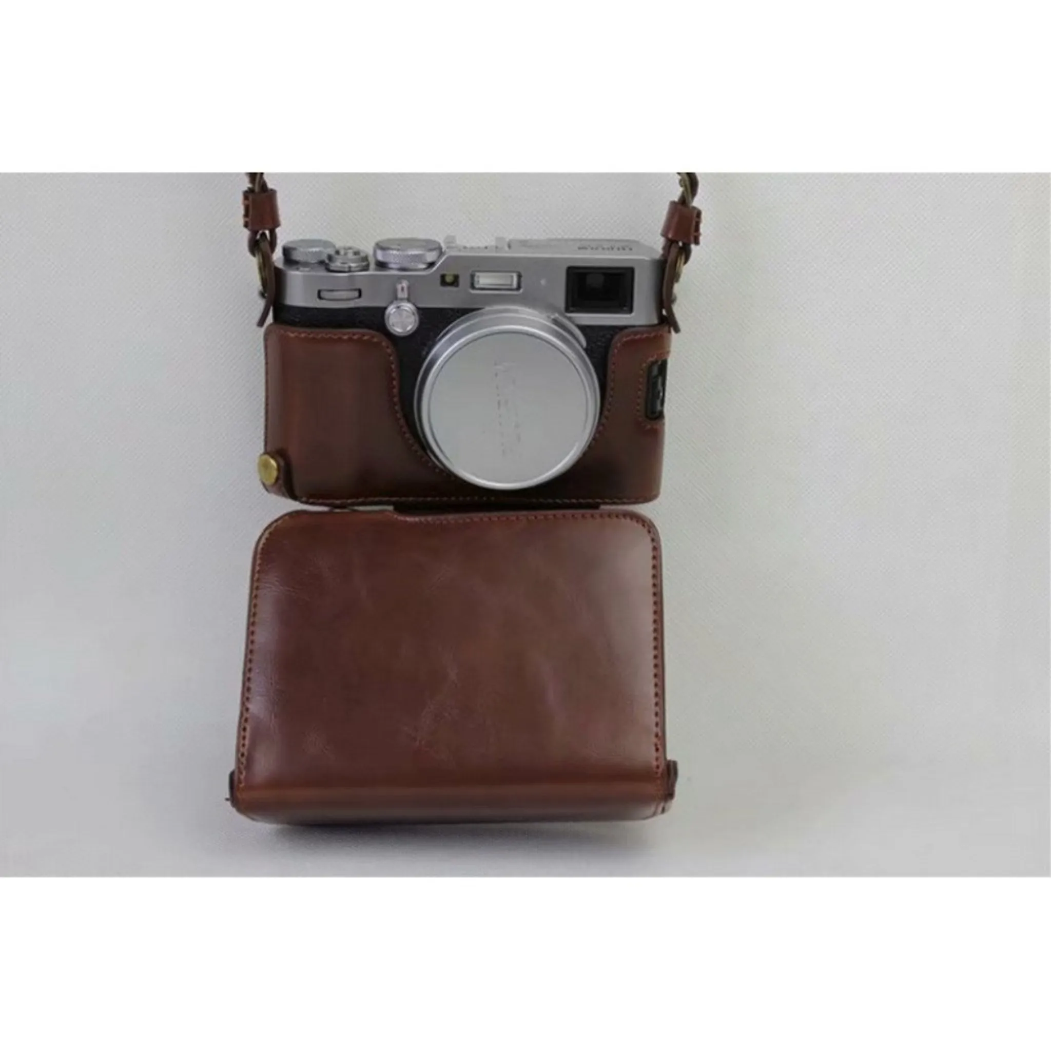 Fuji X100 / X100F / X100S leather case - Coffee