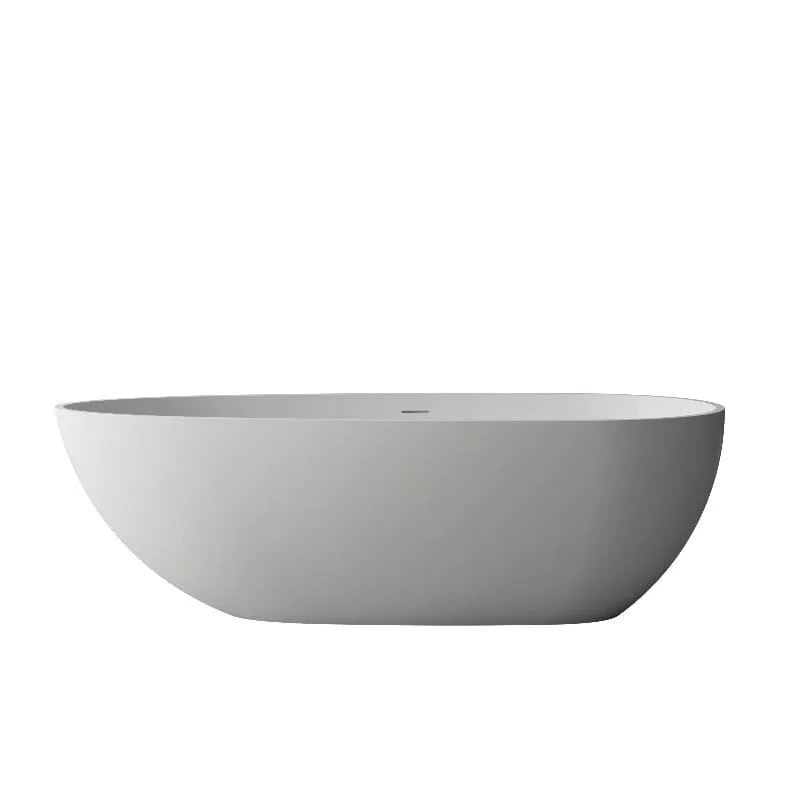 Giving Tree 60'' Oval Shape Luxury Ceramic Bathtub