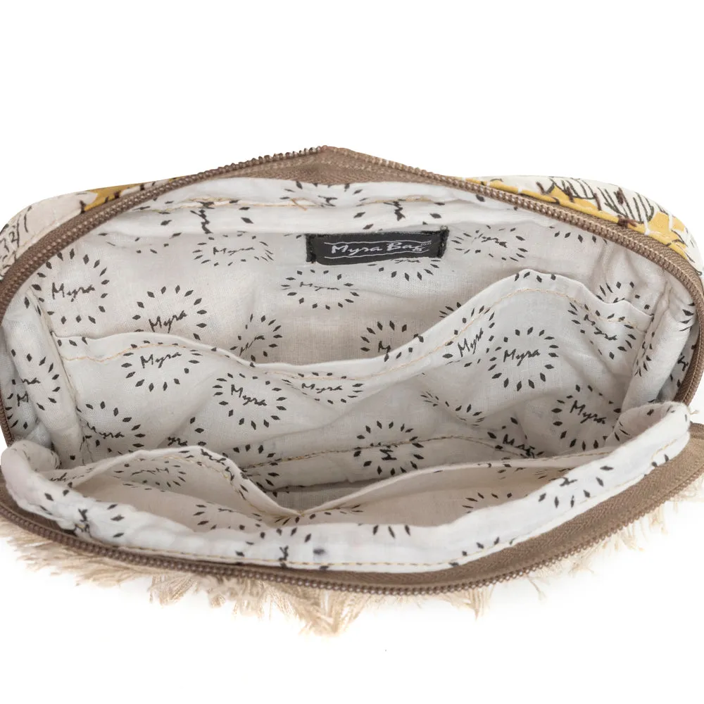 Golden Prairie Leaf Fanny Pack Bag