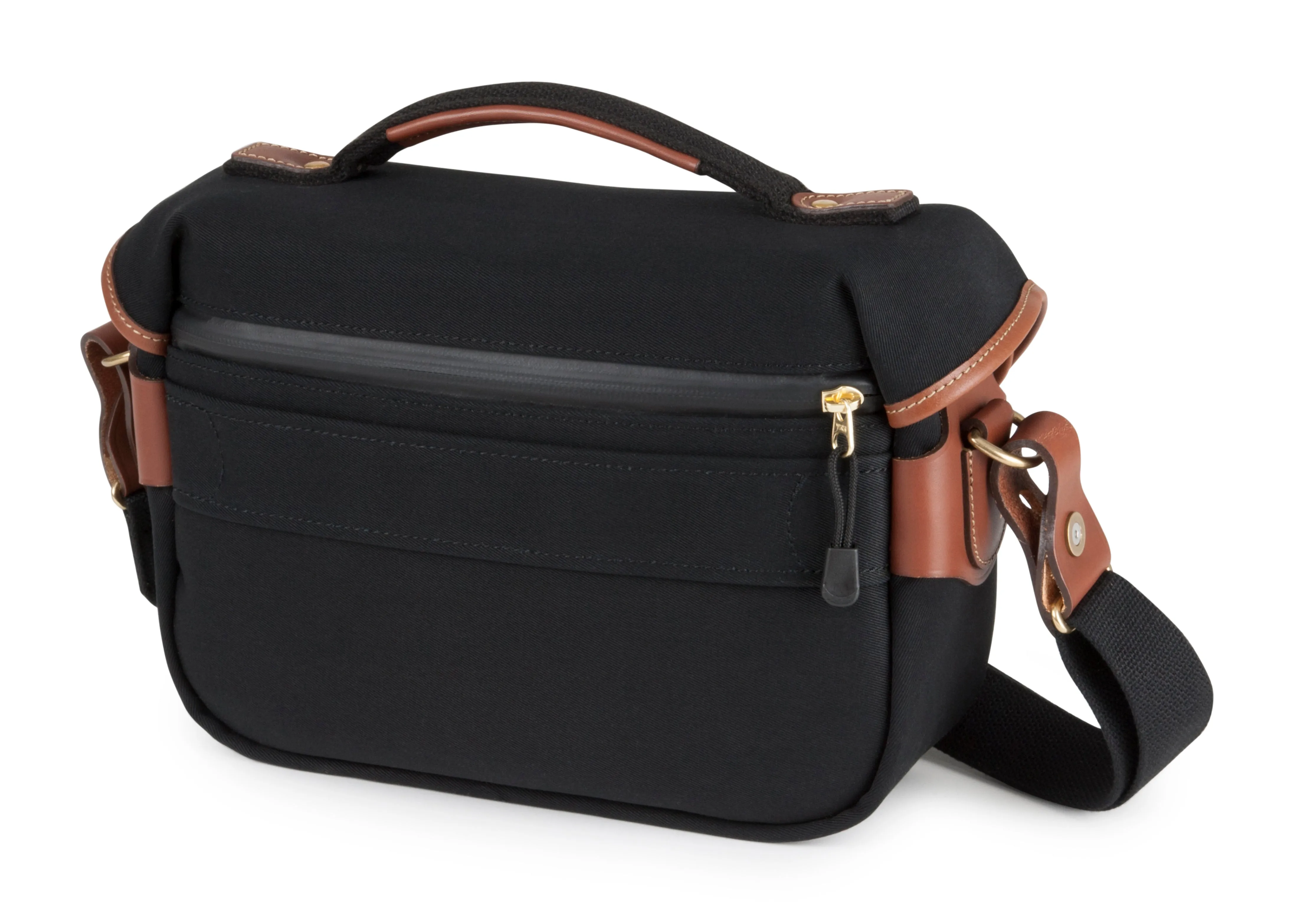 Hadley Small Pro Camera Bag - Black Canvas / Tan Leather