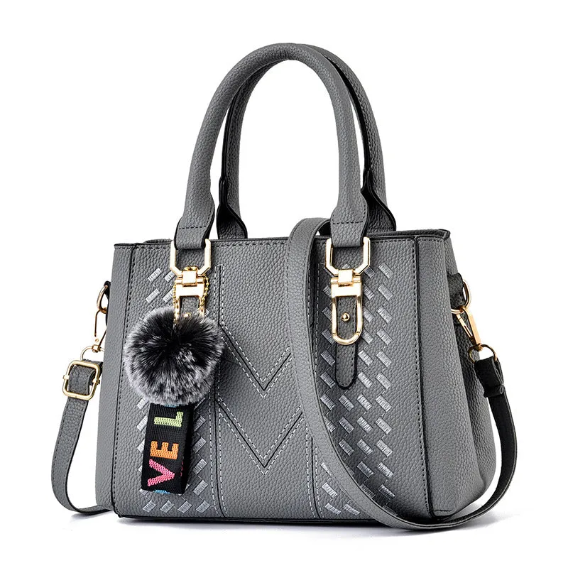 Handheld women's bag new style fashionable embroidery thread large capacity women's bag shoulder bag