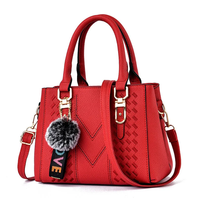 Handheld women's bag new style fashionable embroidery thread large capacity women's bag shoulder bag