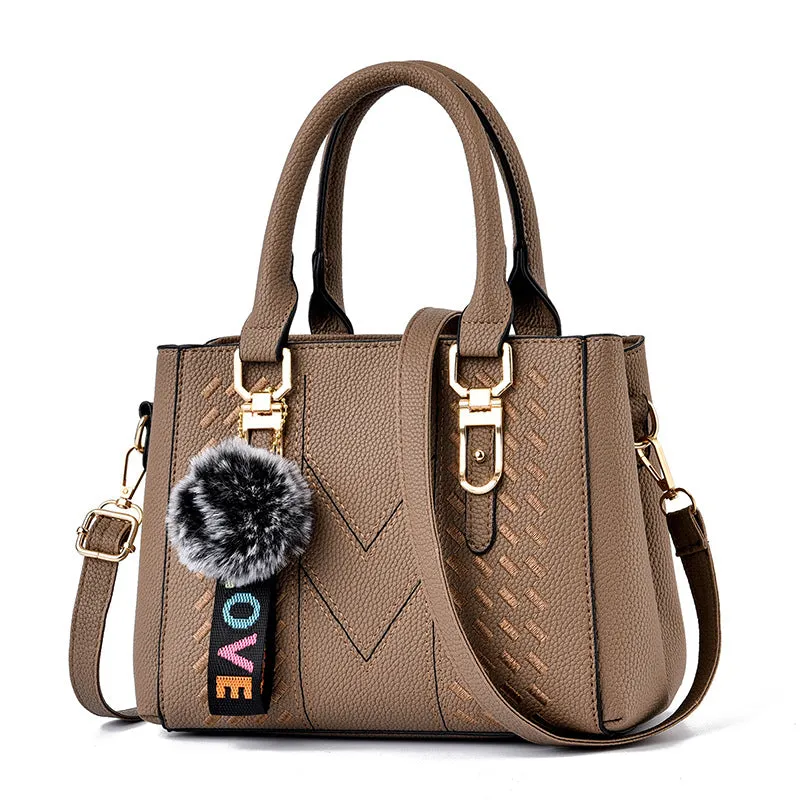 Handheld women's bag new style fashionable embroidery thread large capacity women's bag shoulder bag