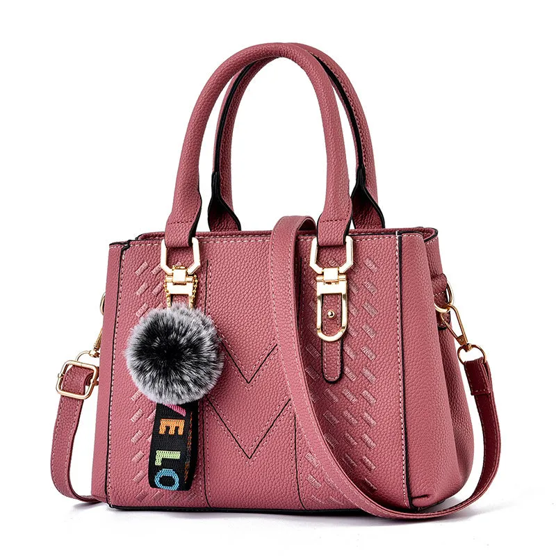 Handheld women's bag new style fashionable embroidery thread large capacity women's bag shoulder bag