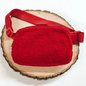 Headed to Aspen Sherpa Fanny Pack in Red