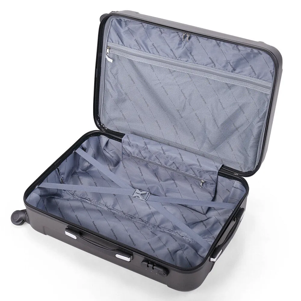 Heavy Duty 3 Piece Lightweight 360° Rolling Suitcase