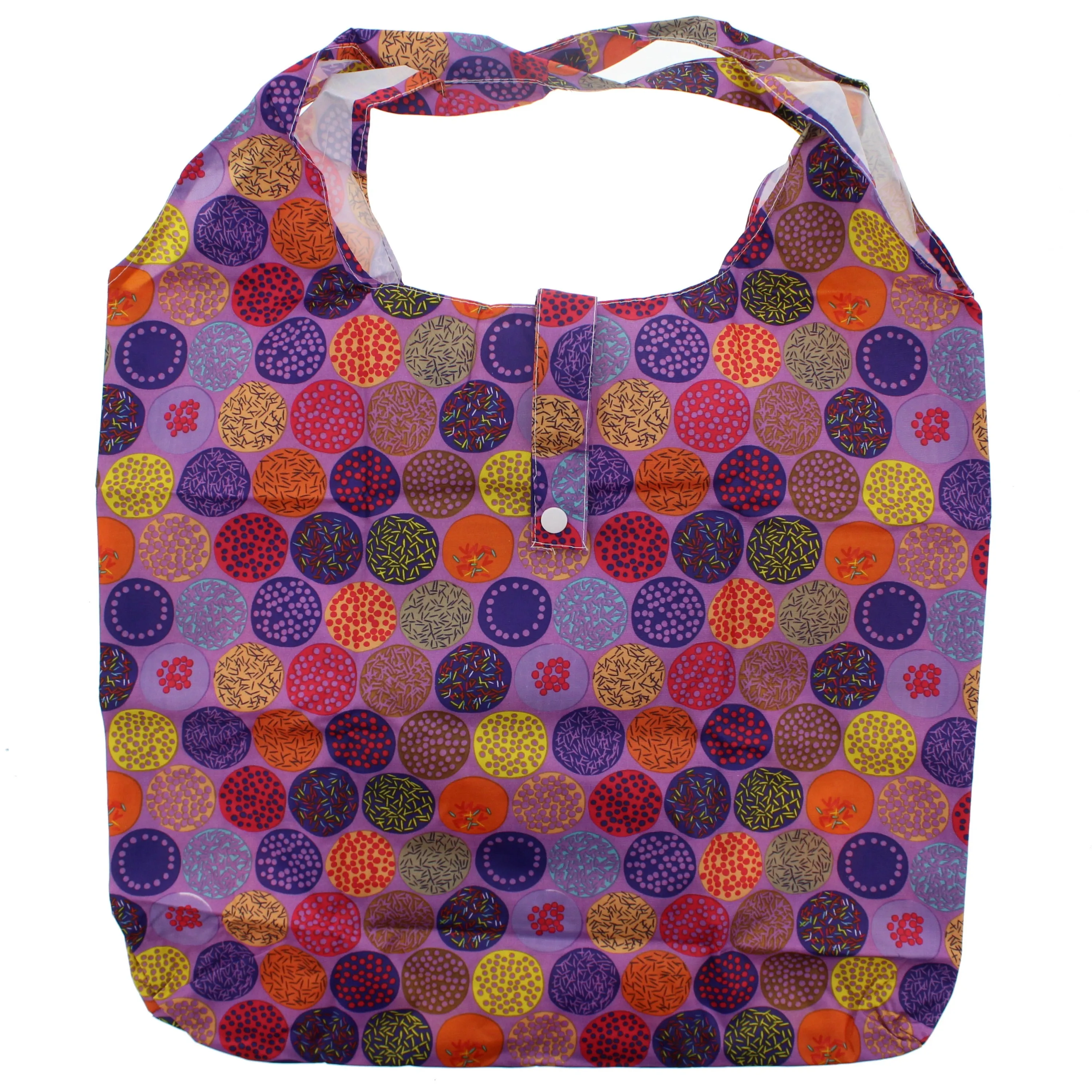 Heavy Duty Fun Multicoloured Spot Shopping Bag in Zip Wallet