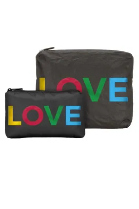 Hi Love Travel- Set of 2 Packs with Rainbow LOVE