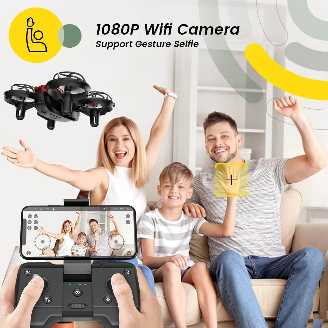 Holy Stone HS420 Mini HD FPV Drone with Camera RC Quadcopter for Kids Beginners