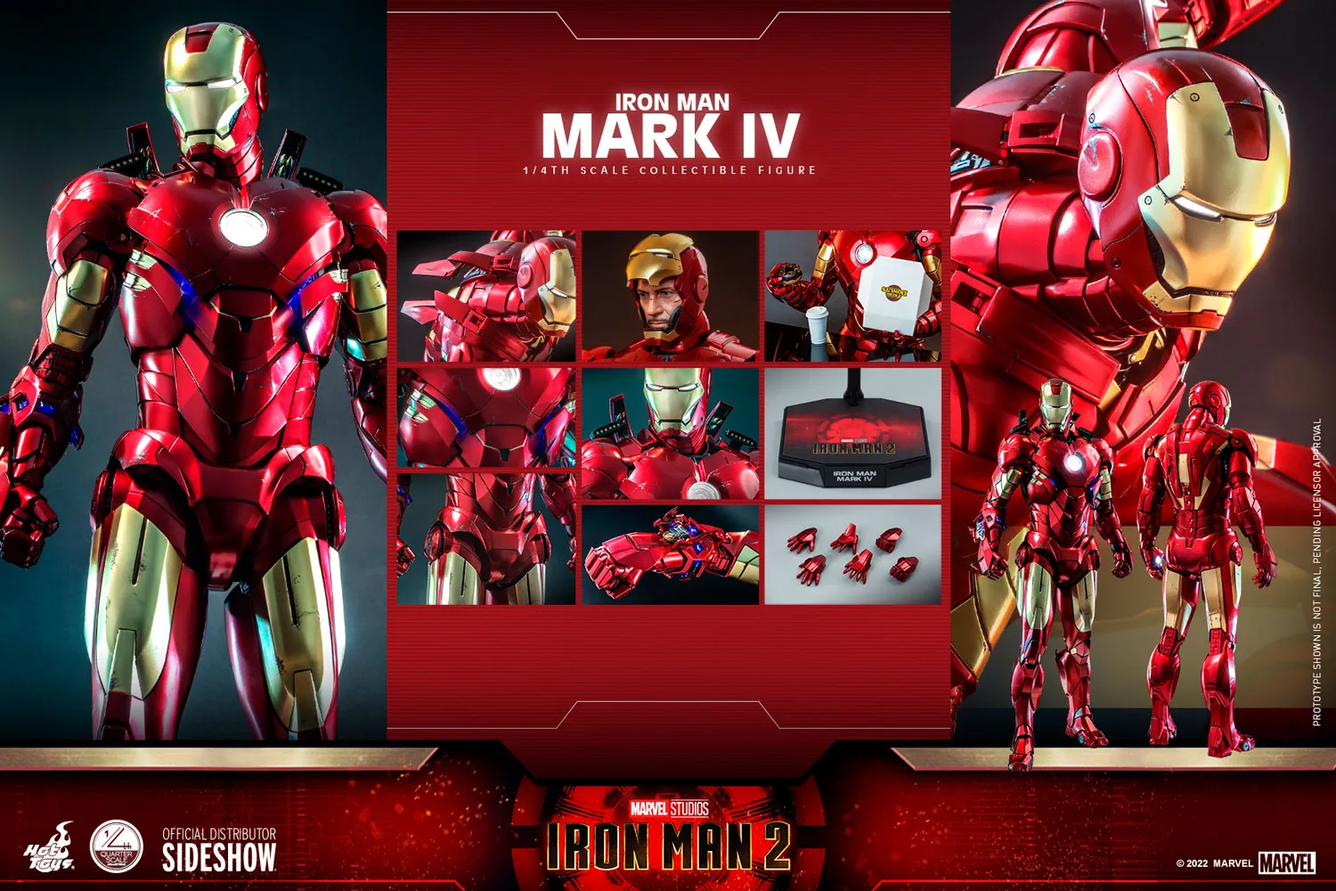 Hot Toys Iron Man Mark IV Quarter Scale Figure