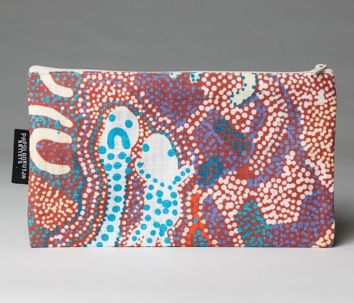 Indigenous Artists Cotton Zip Bag