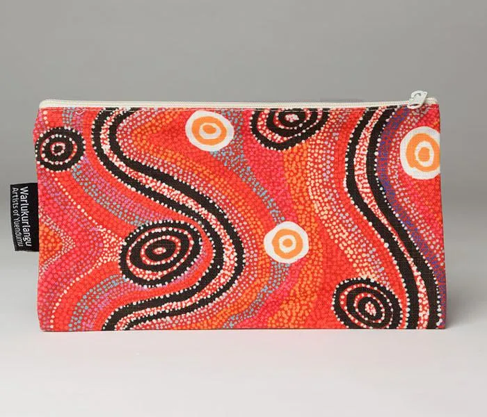 Indigenous Artists Cotton Zip Bag