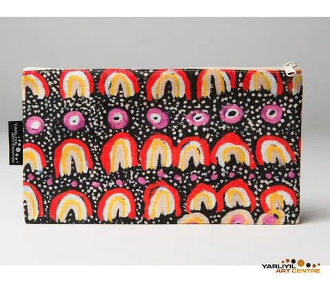 Indigenous Artists Cotton Zip Bag