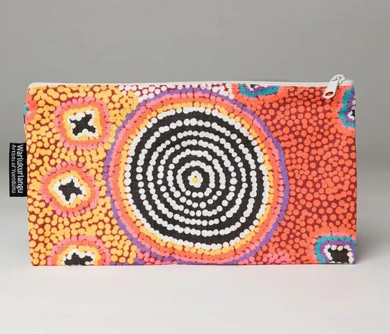 Indigenous Artists Cotton Zip Bag