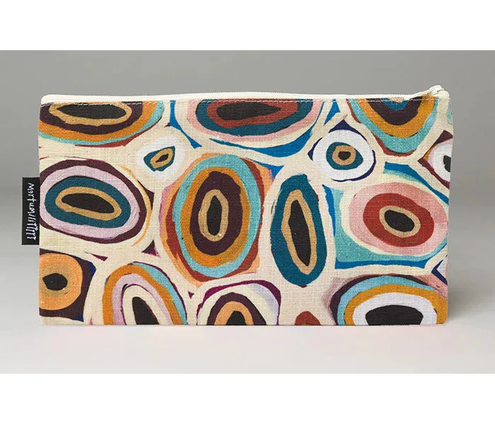 Indigenous Artists Cotton Zip Bag