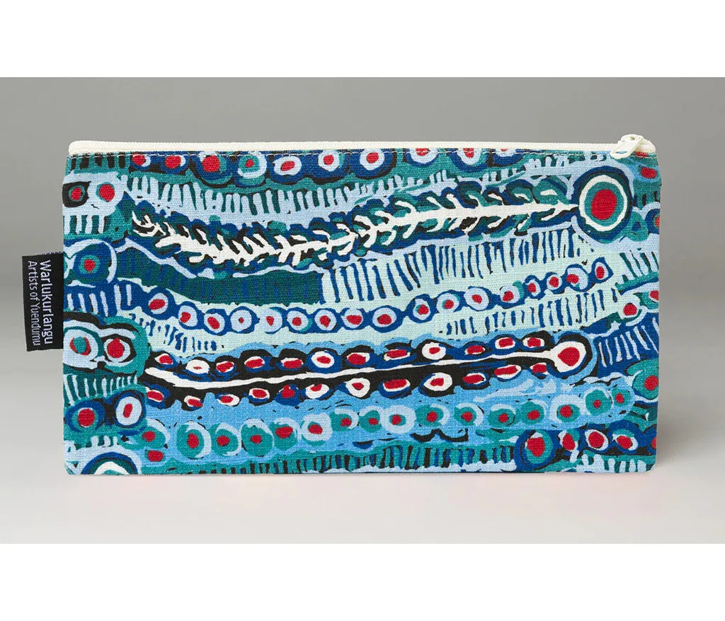 Indigenous Artists Cotton Zip Bag