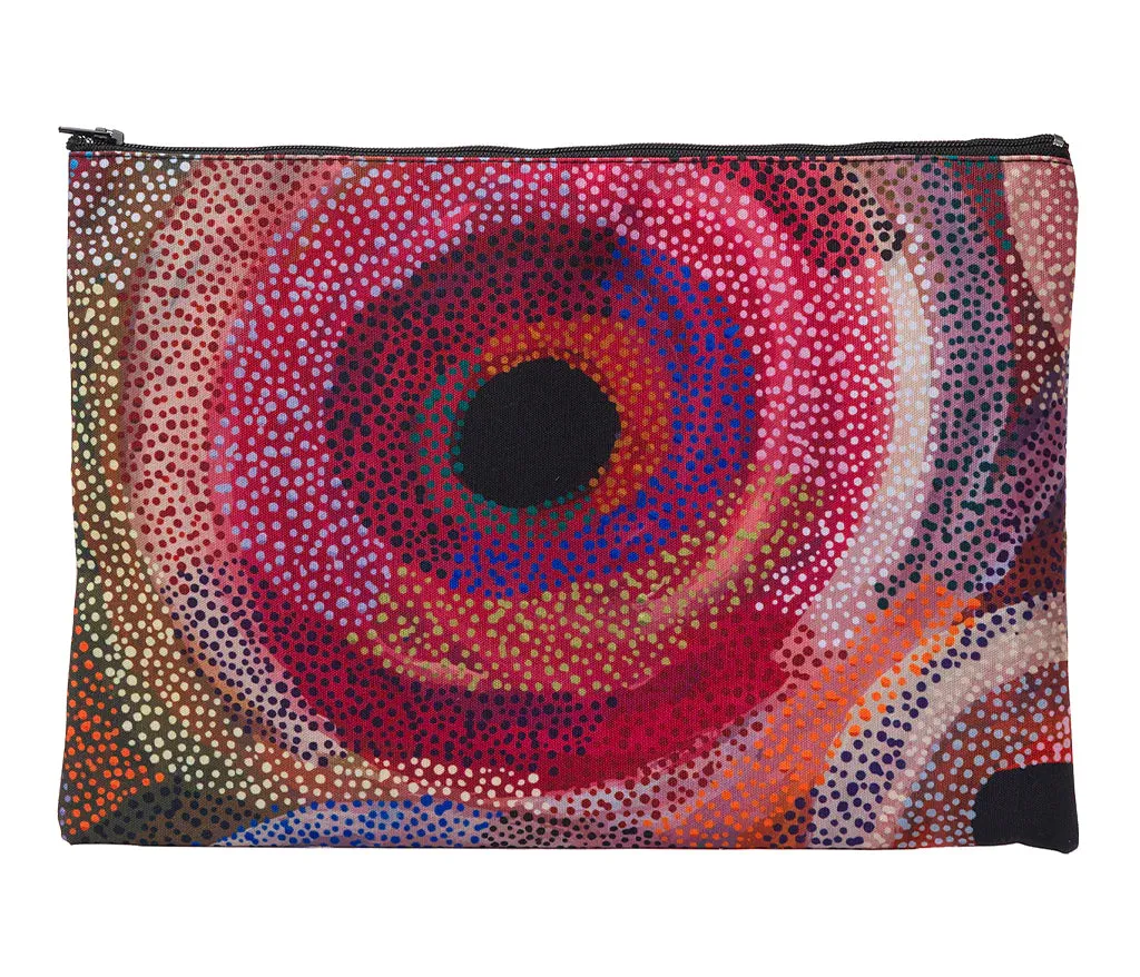 Indigenous Artists Cotton Zip Bag